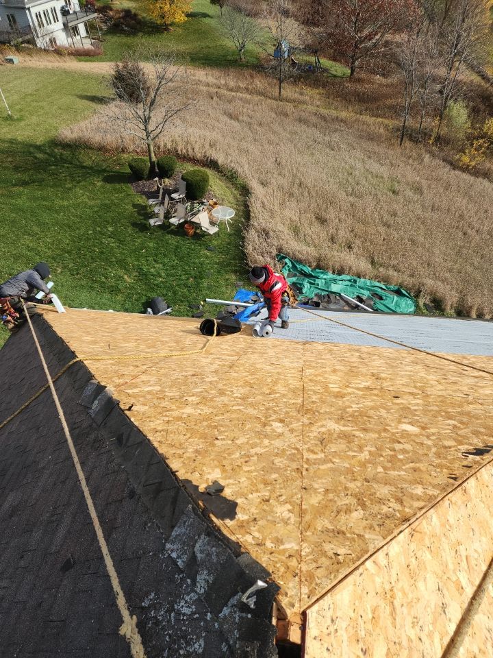 Residential Roof Installation in Plymouth, WI by Gellings Roofing & Siding
