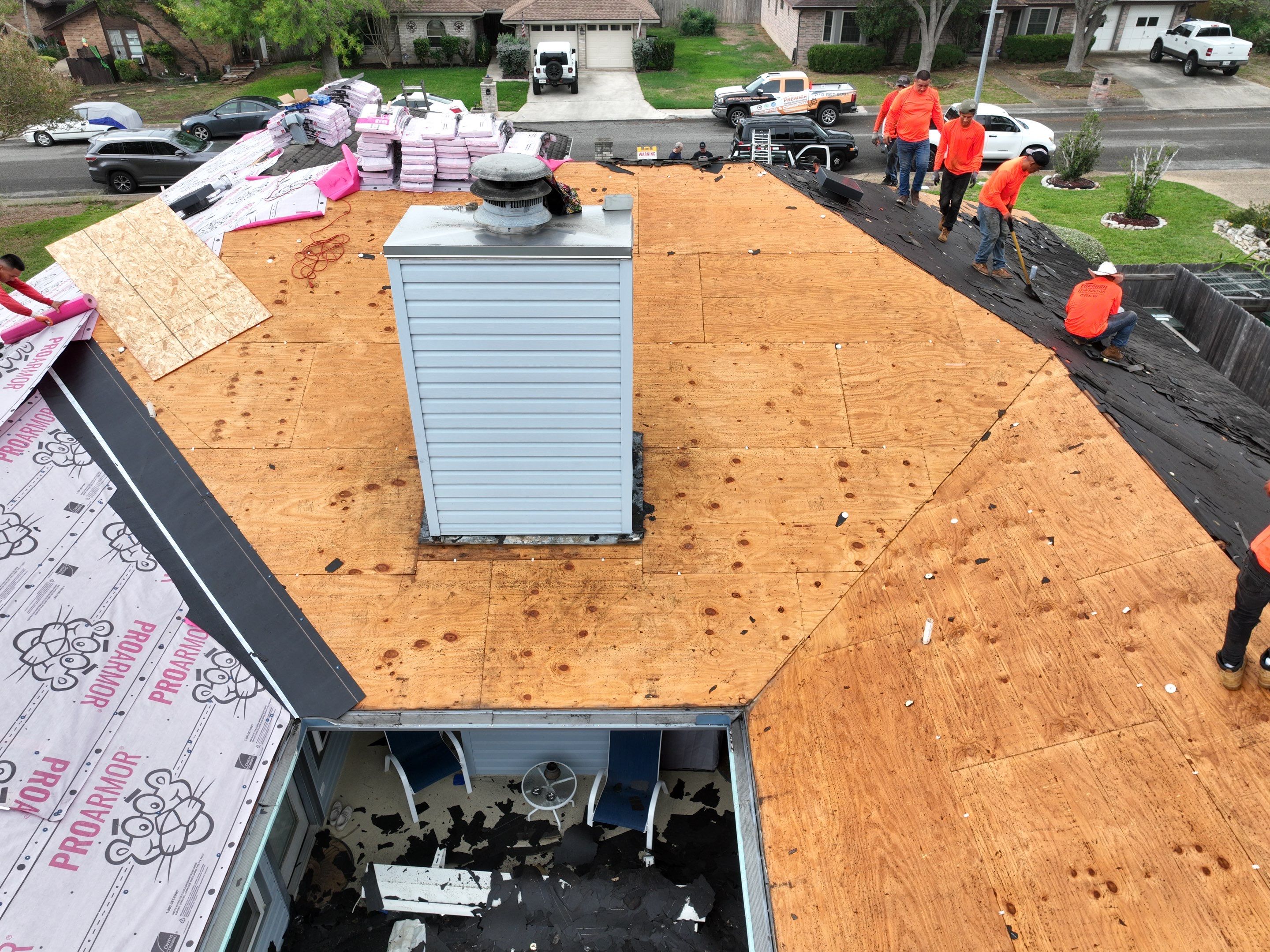 Roof Replacement in San Antonio, Texas by Premier Roofing and Contracting