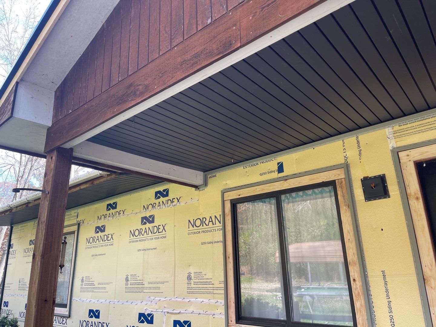 Metal Roof and Vinyl Siding, Soffit, Gutters using LifeTite Premium metal roofing  by Secure Construction Company Inc