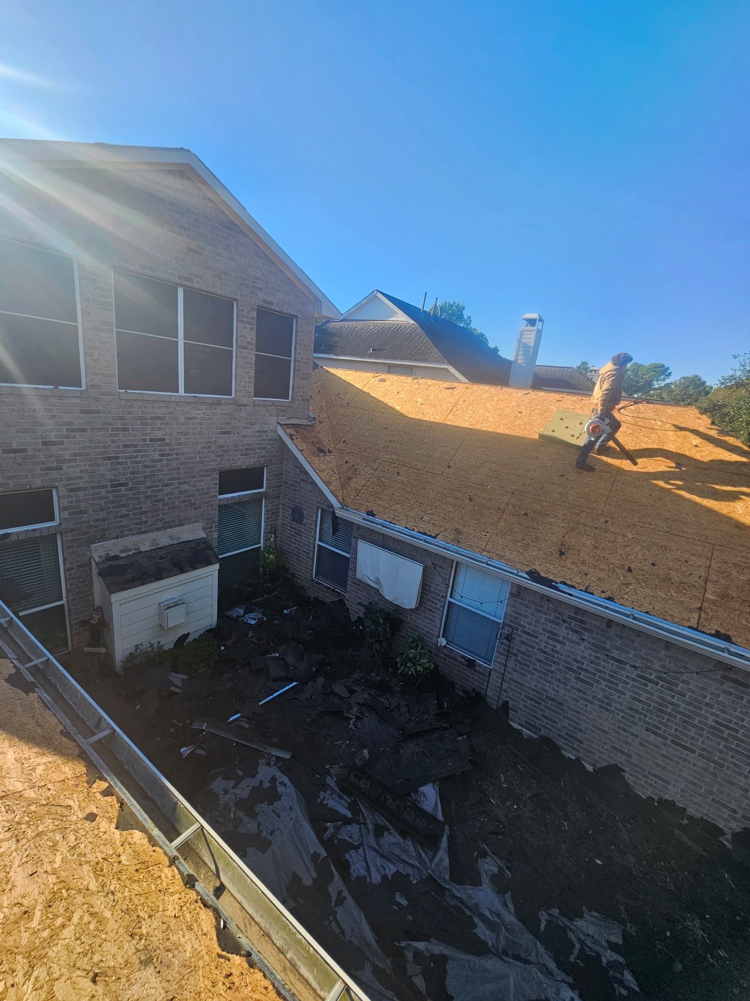 Residential Roof Replacement using GAF - NATURAL SHADOW - WEATHERED WOOD by Elite Roofing LLC