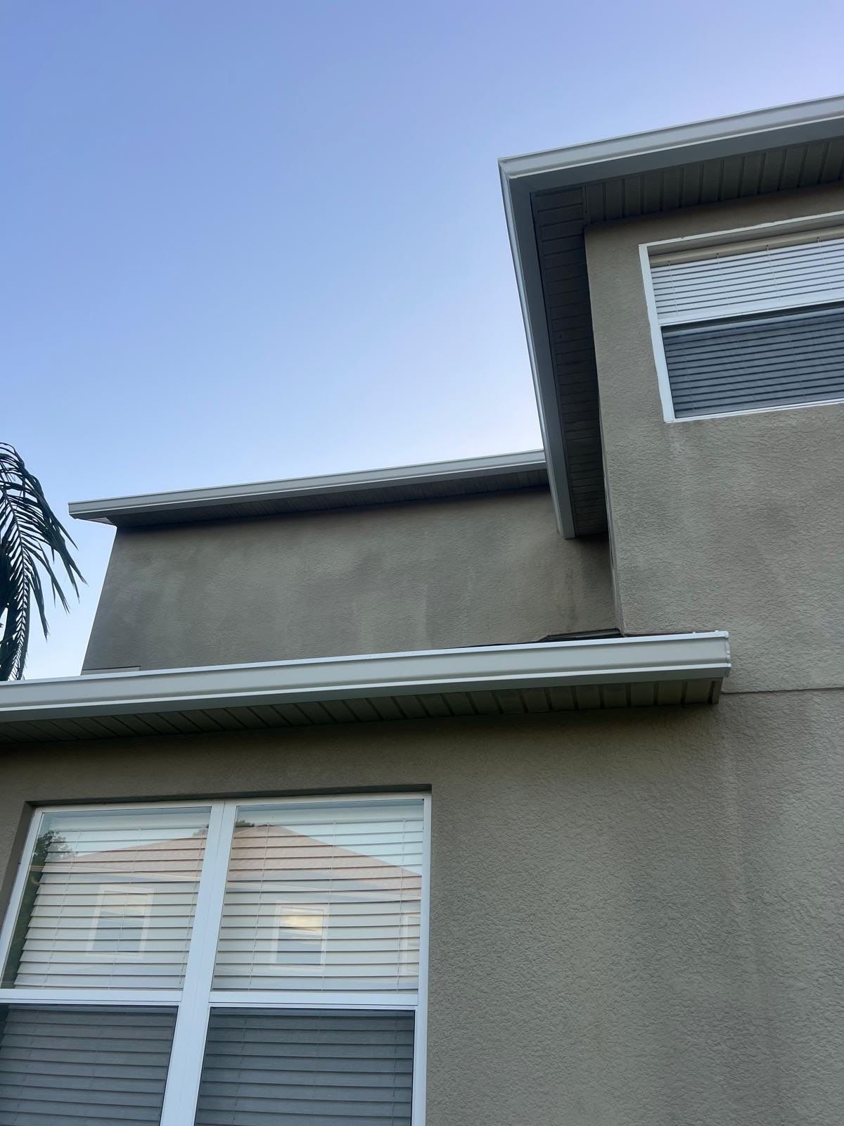 Modern 7-Inch Seamless Gutters for Luxury Homes in Tampa FL by Gutter Professors