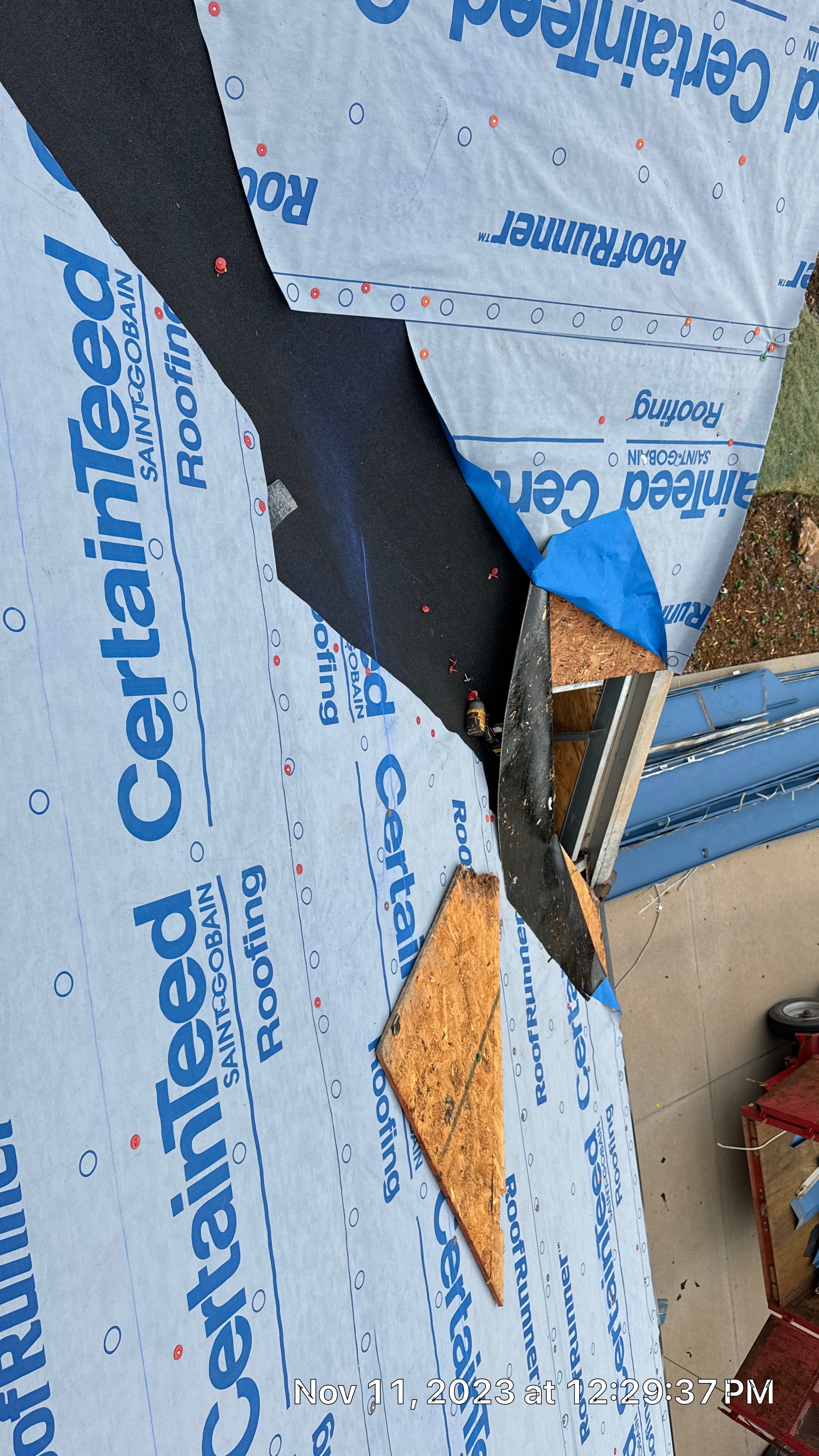 Commercial Roofing Installation using Certainteed Belmont IR by Castillo Roofing