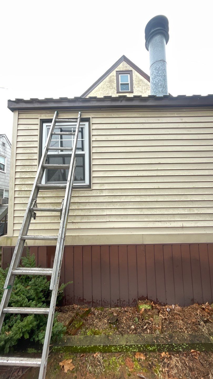 Rotted Fascia rebuild and gutter replacement by Above All Gutters 