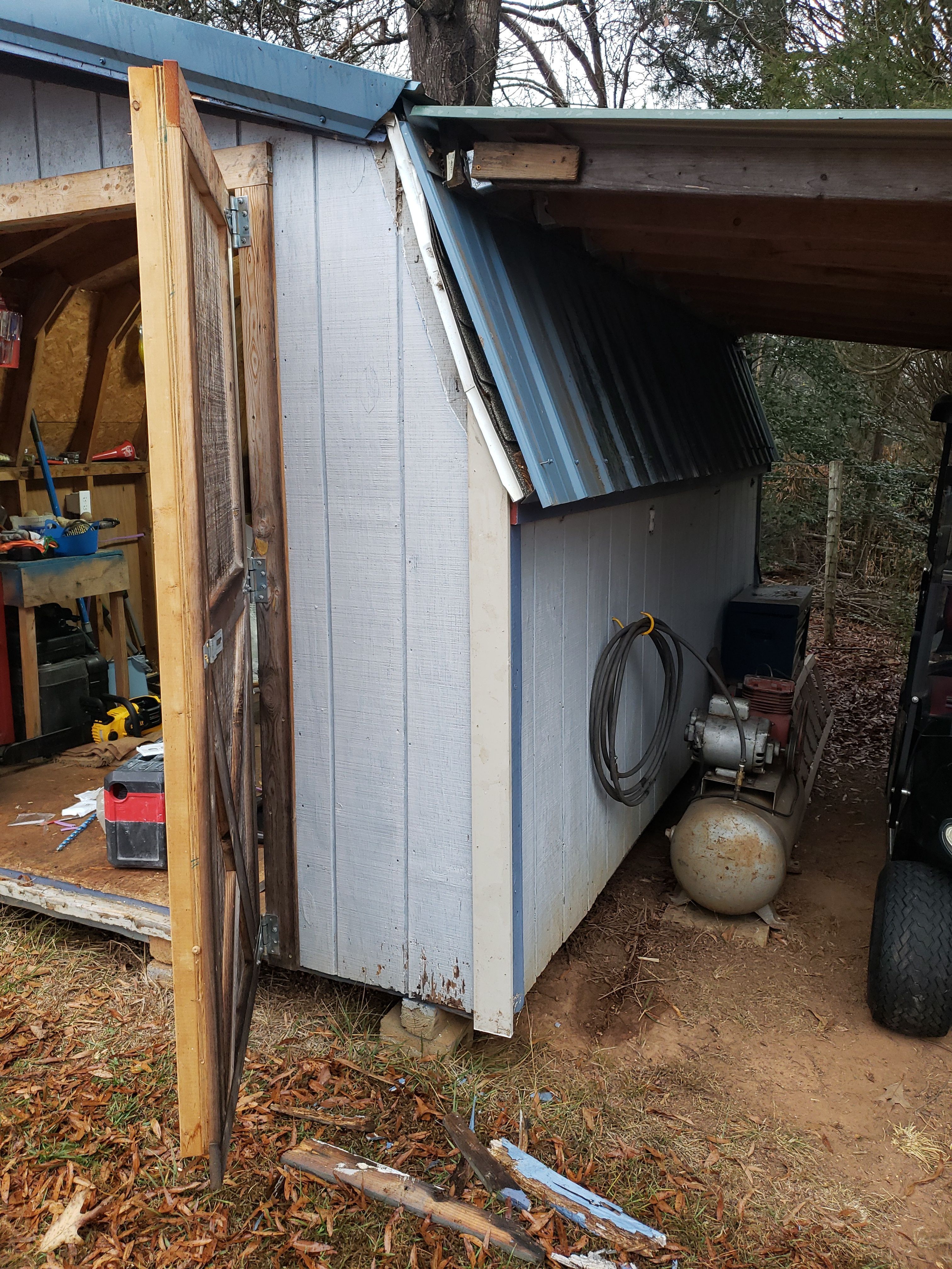 Work Shed Restoration & Electrical by A Step Above Handy LLC 
