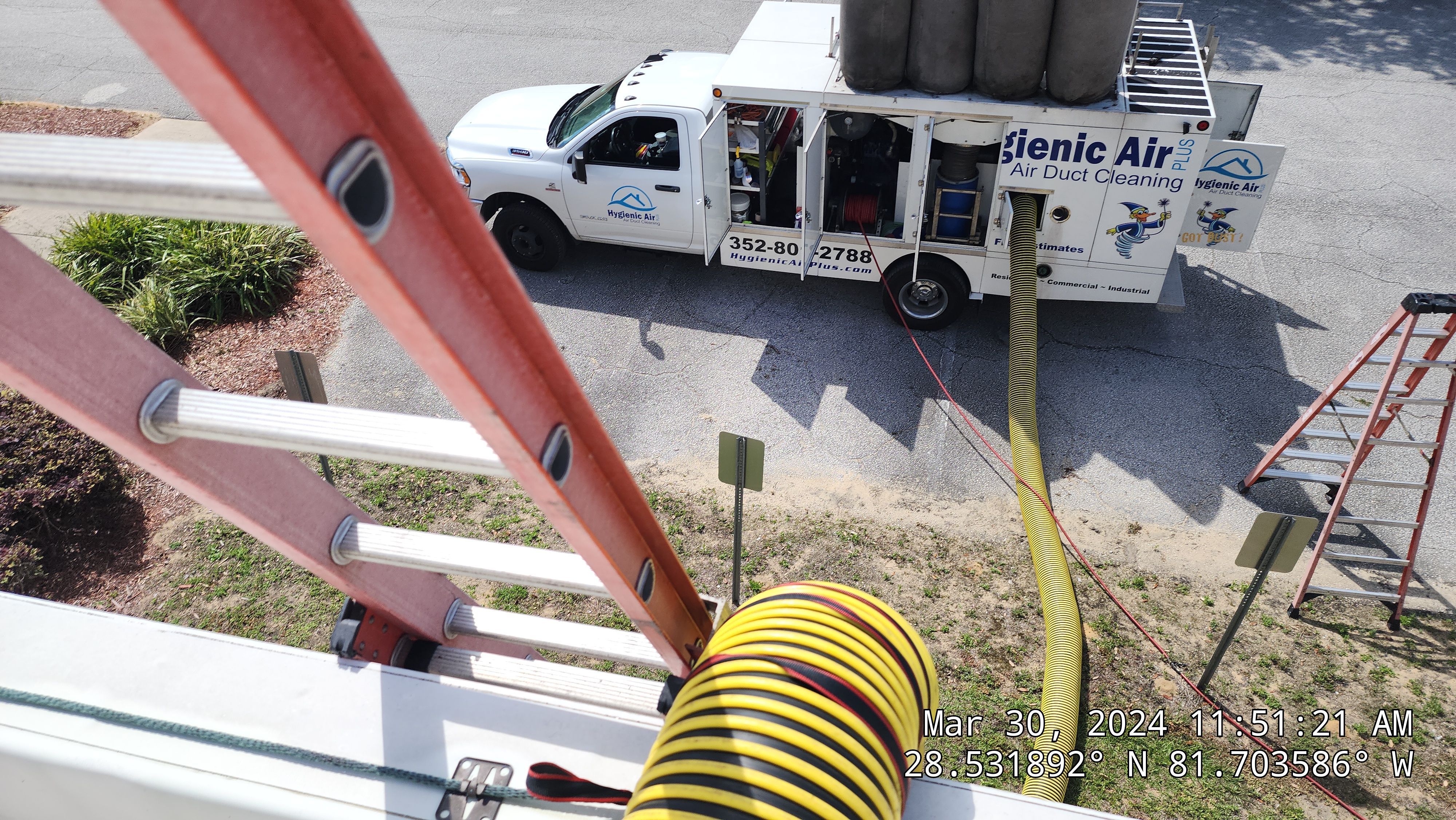 Commercial Air Duct Cleaning in Orlando by Hygienic Air, Inc