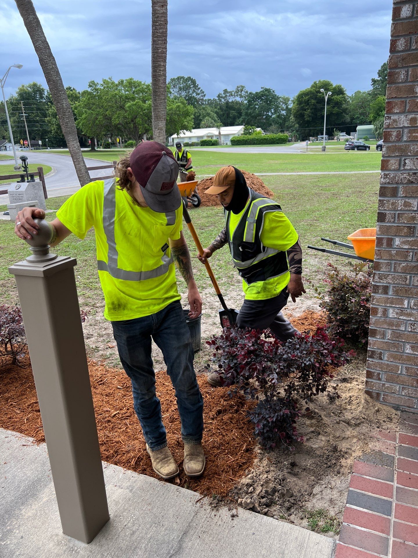 Landscape Install | Keystone Heights HS by ProGreen Services