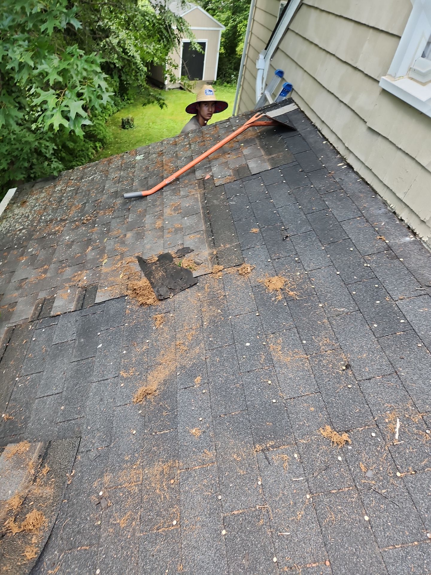 Complete Exterior Estate gray with Pacific Blue Siding by A Plus Exterior