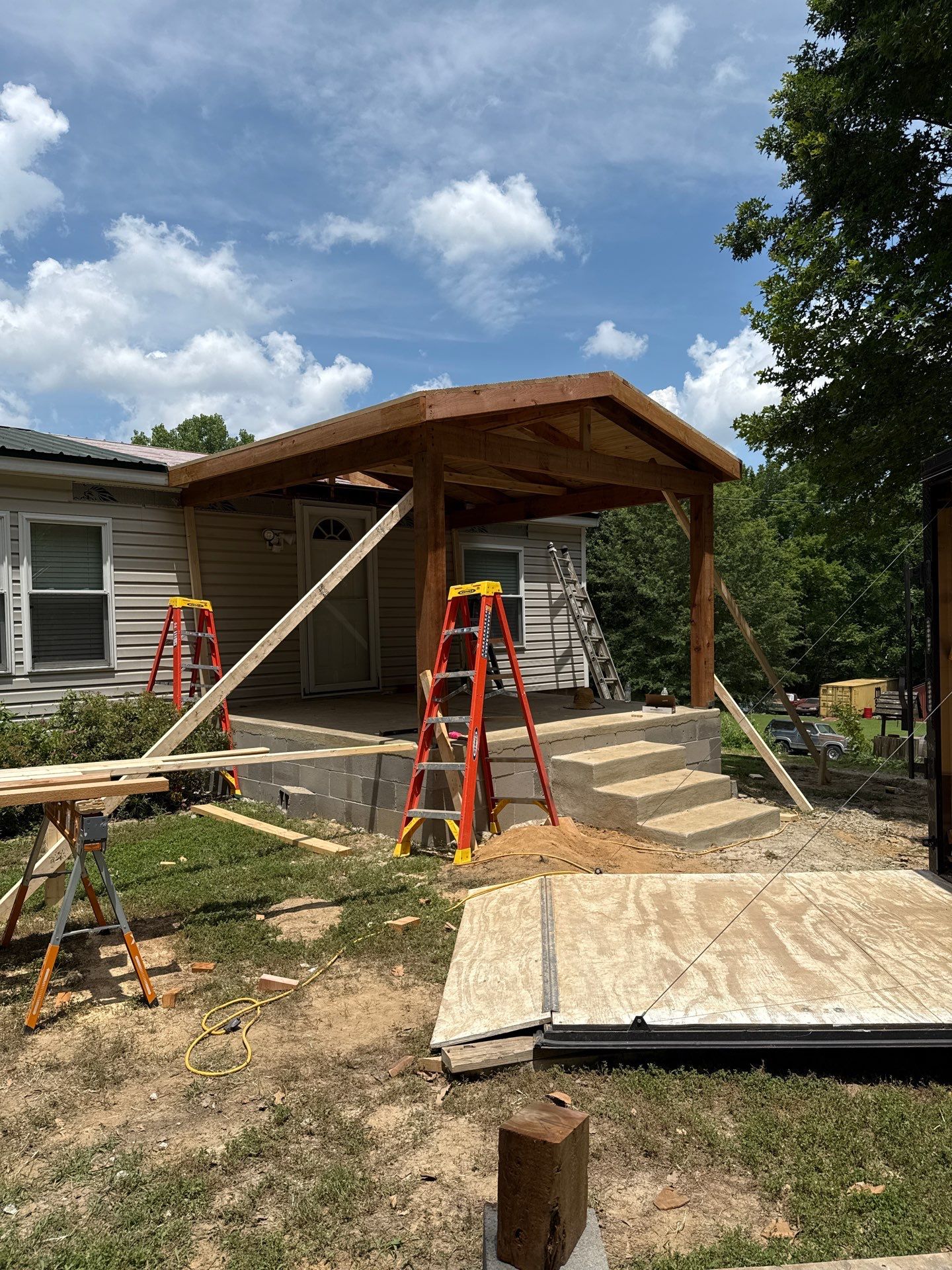 Porch Addition by Skilled Construction LLC