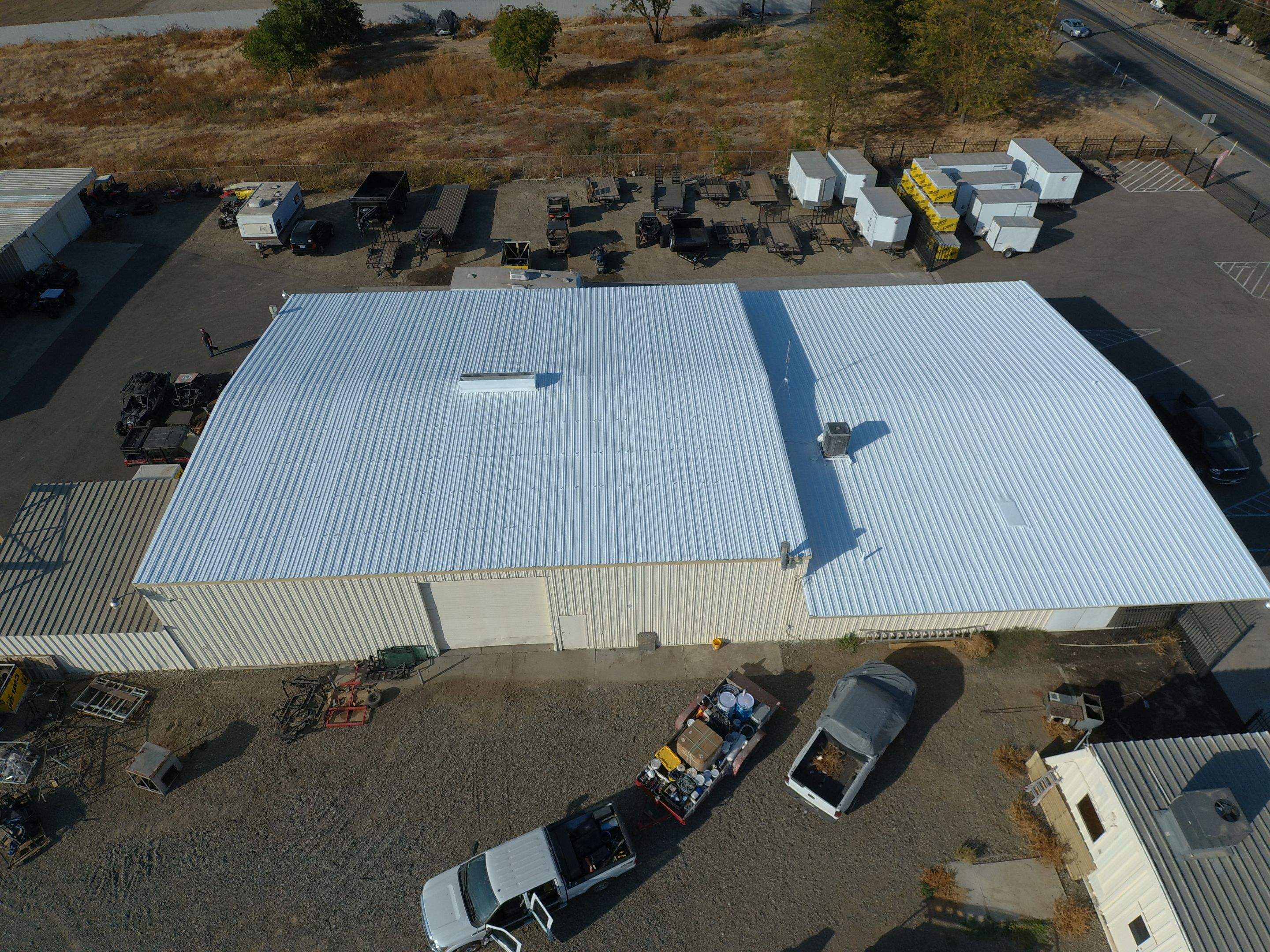 Metal Restoration Roofing system with Benchmark/PUMA XL 20 yr warranty by Straight Edge Roofing Inc