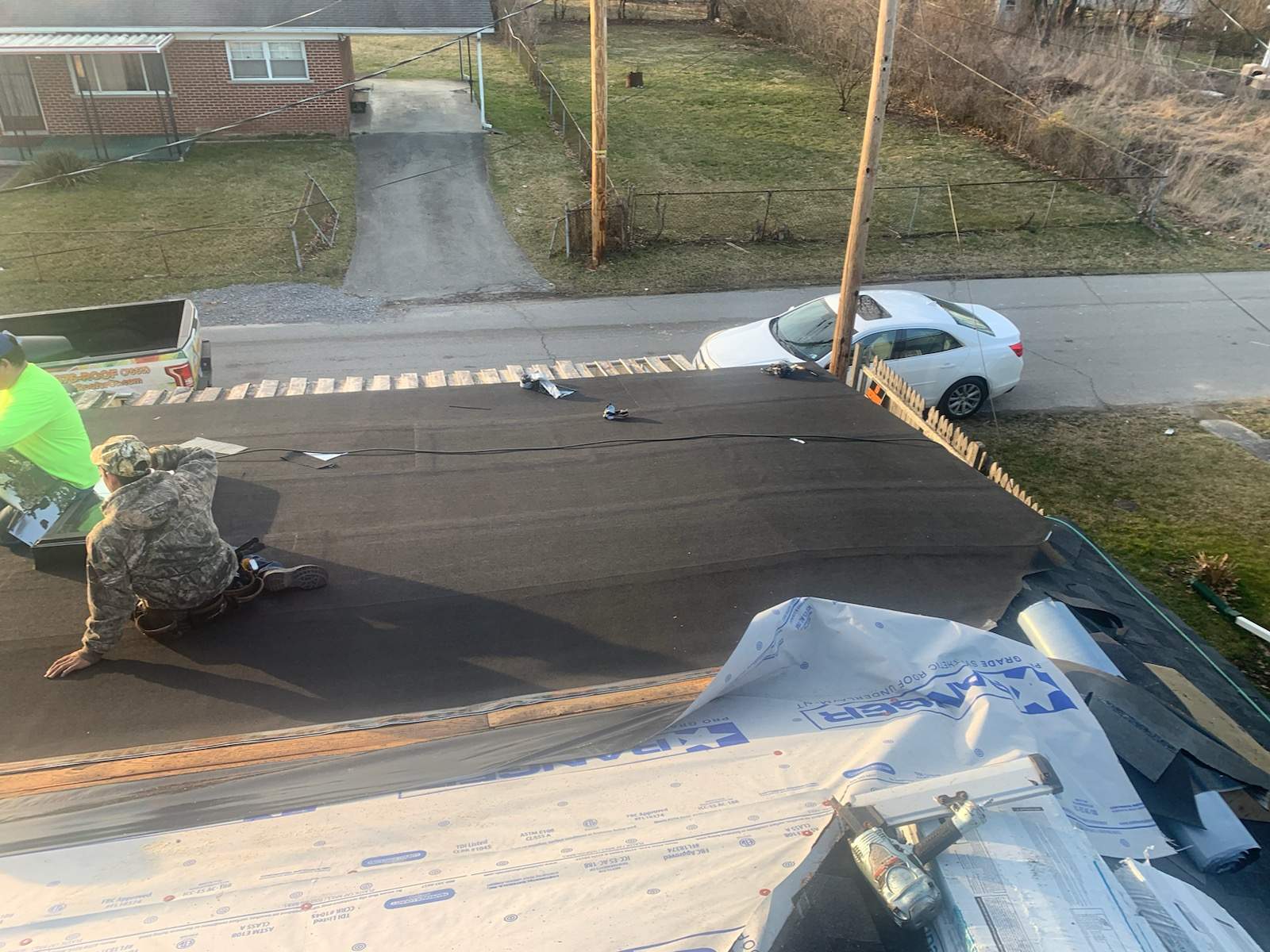 Residential Roofing Installation using Performance Shingles by Mr. Roofer