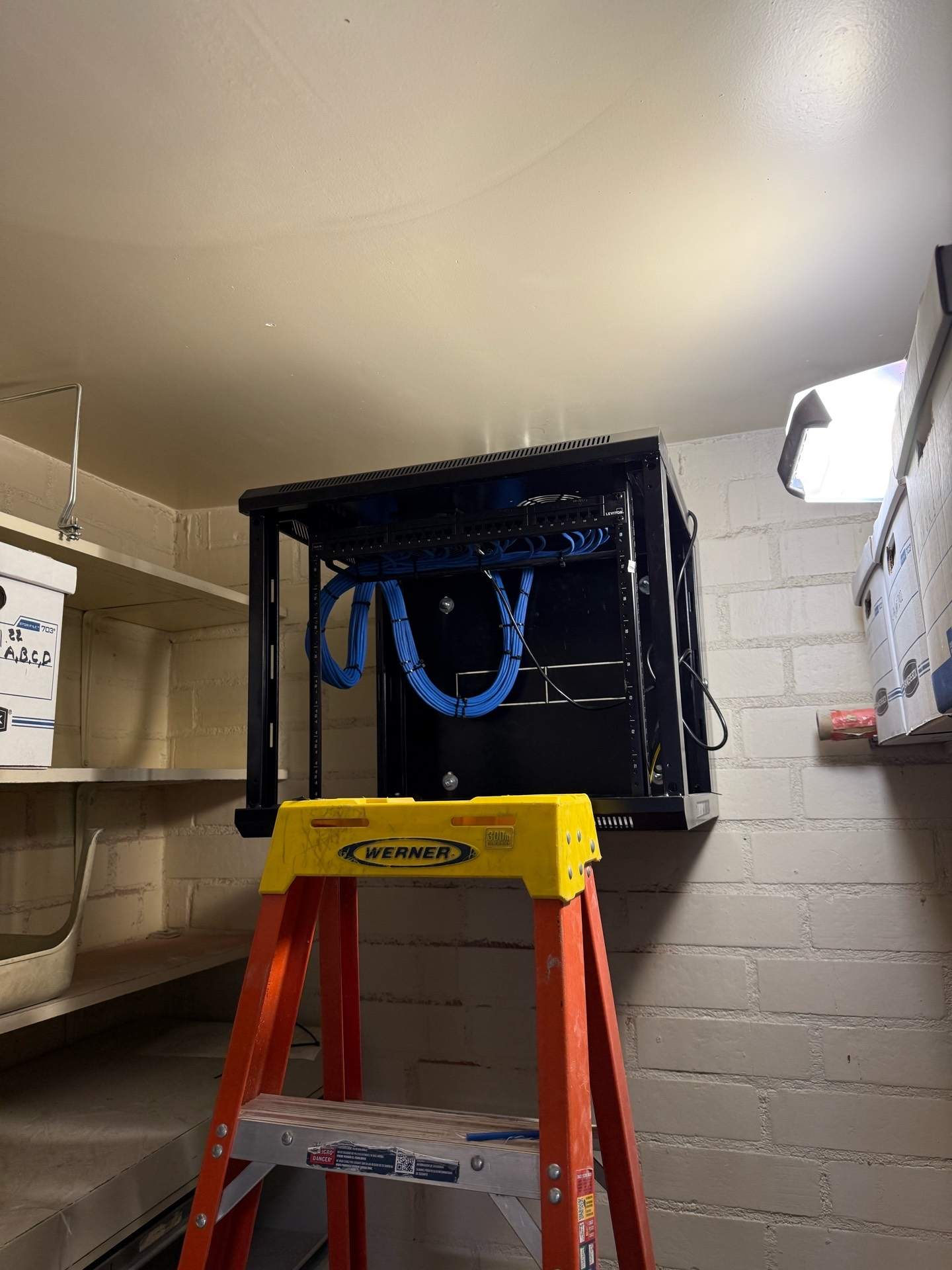 Cat6 CMR Structured Cabling Relocation & Expansion – Long Beach, CA by Ring and Ping Inc.