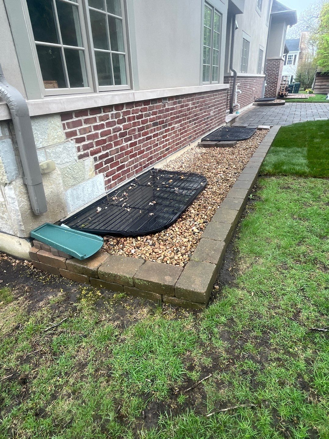 bluestone using Algaecide, soft wash soap by Northern Power Washing LLC.
