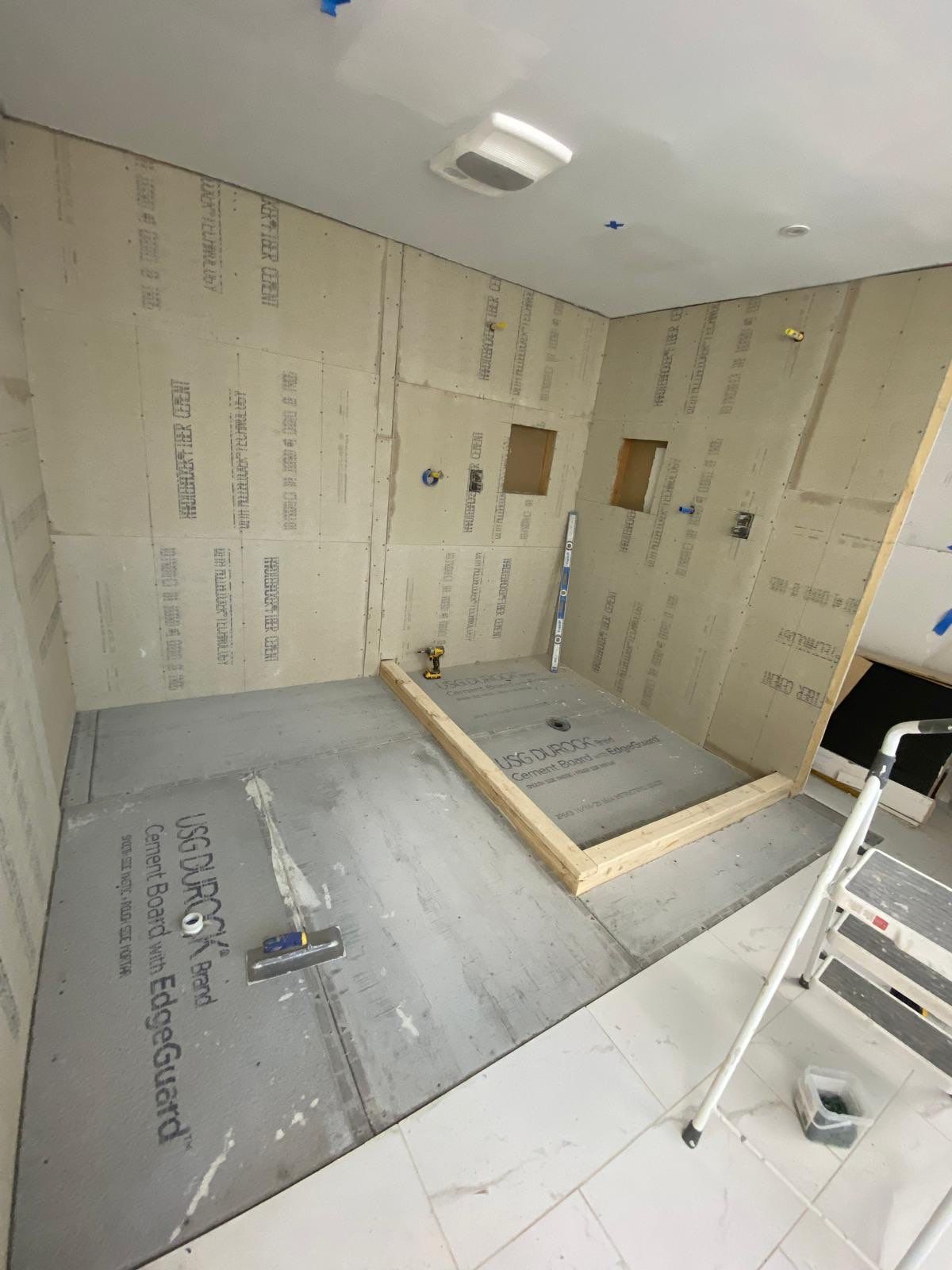 Shower renovation by Prudencio