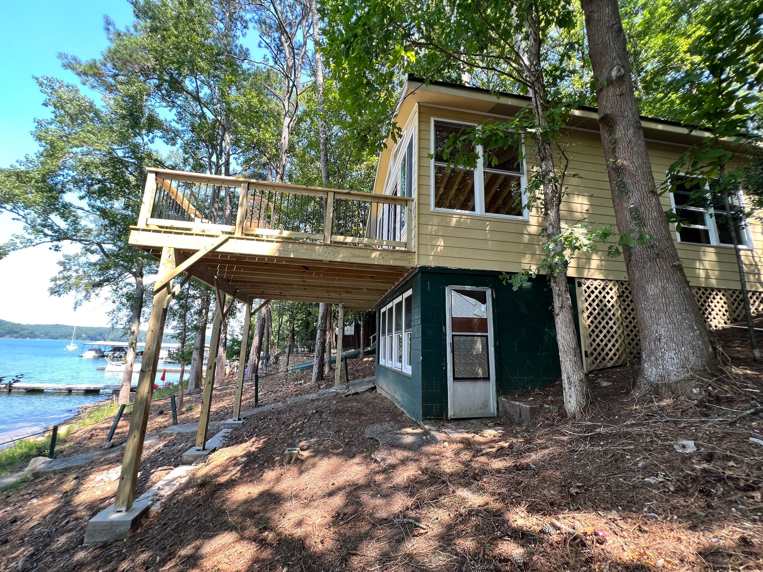 Lakefront Room Addition and Custom Deck Build in Acworth by Swift Home Renovations 