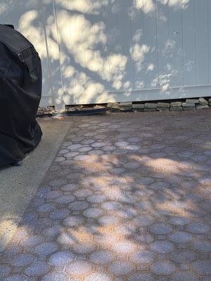 Paver Re-Leveling in Franklin, NJ — Gallo Bros job photo