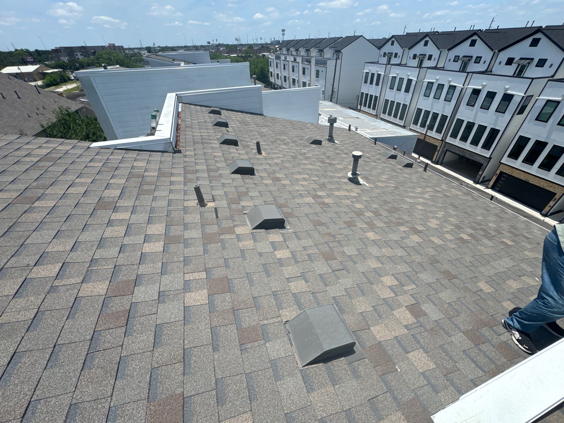 Project in Houston, TX by Associates Roofing Unlimited