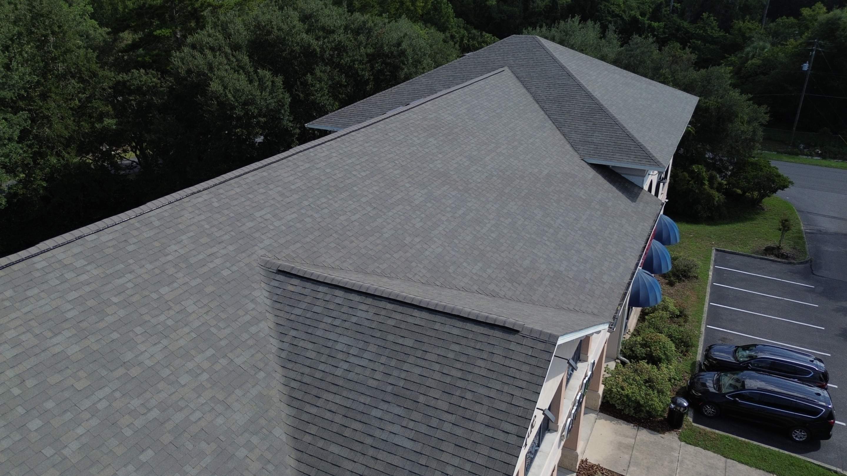 Reroofing a Commercial Building on Archer Road Gainesville, FL by Brehm Roofing