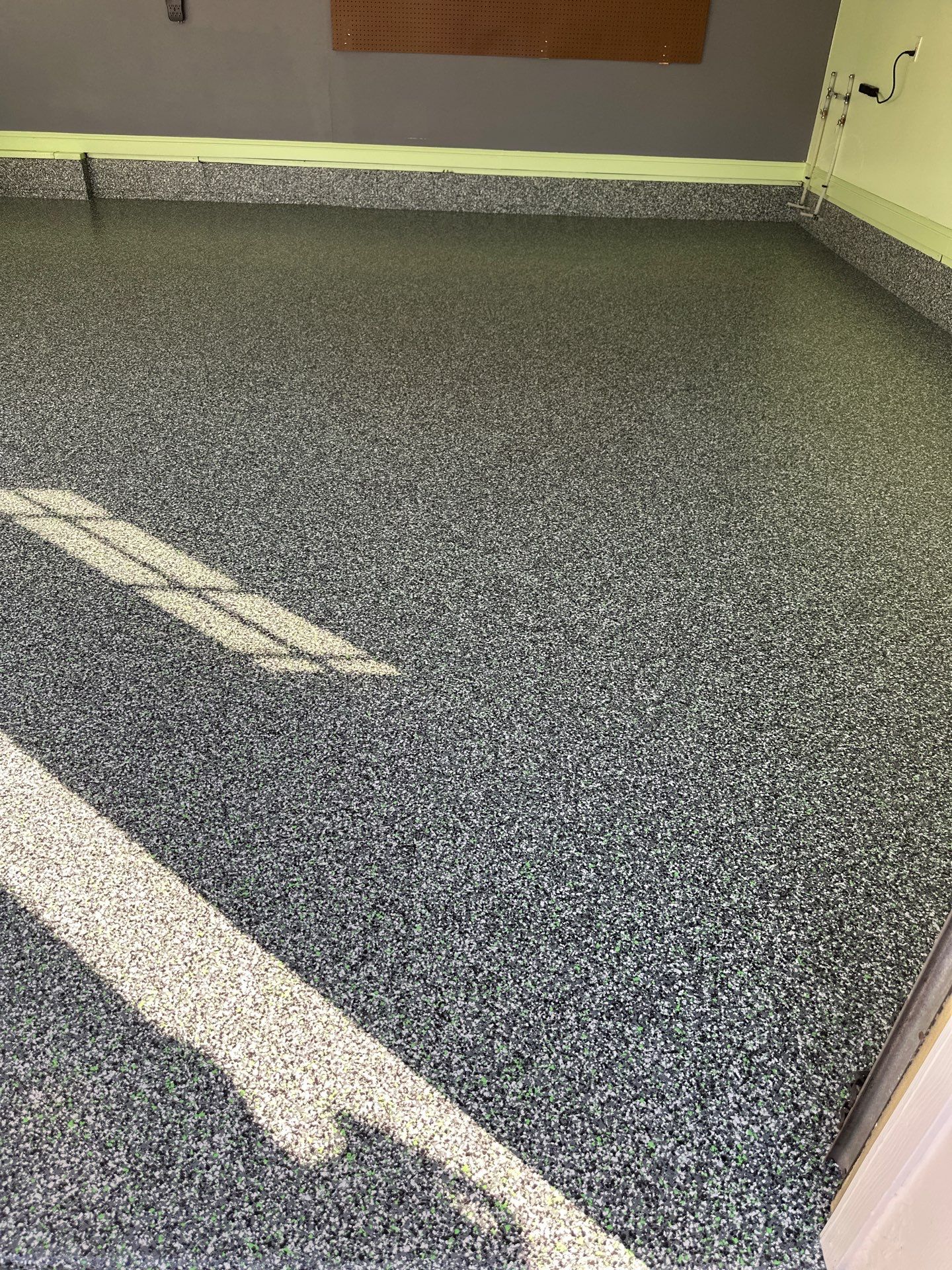 Garage Floor Coating using Custom Color by My Garage Floor Guys