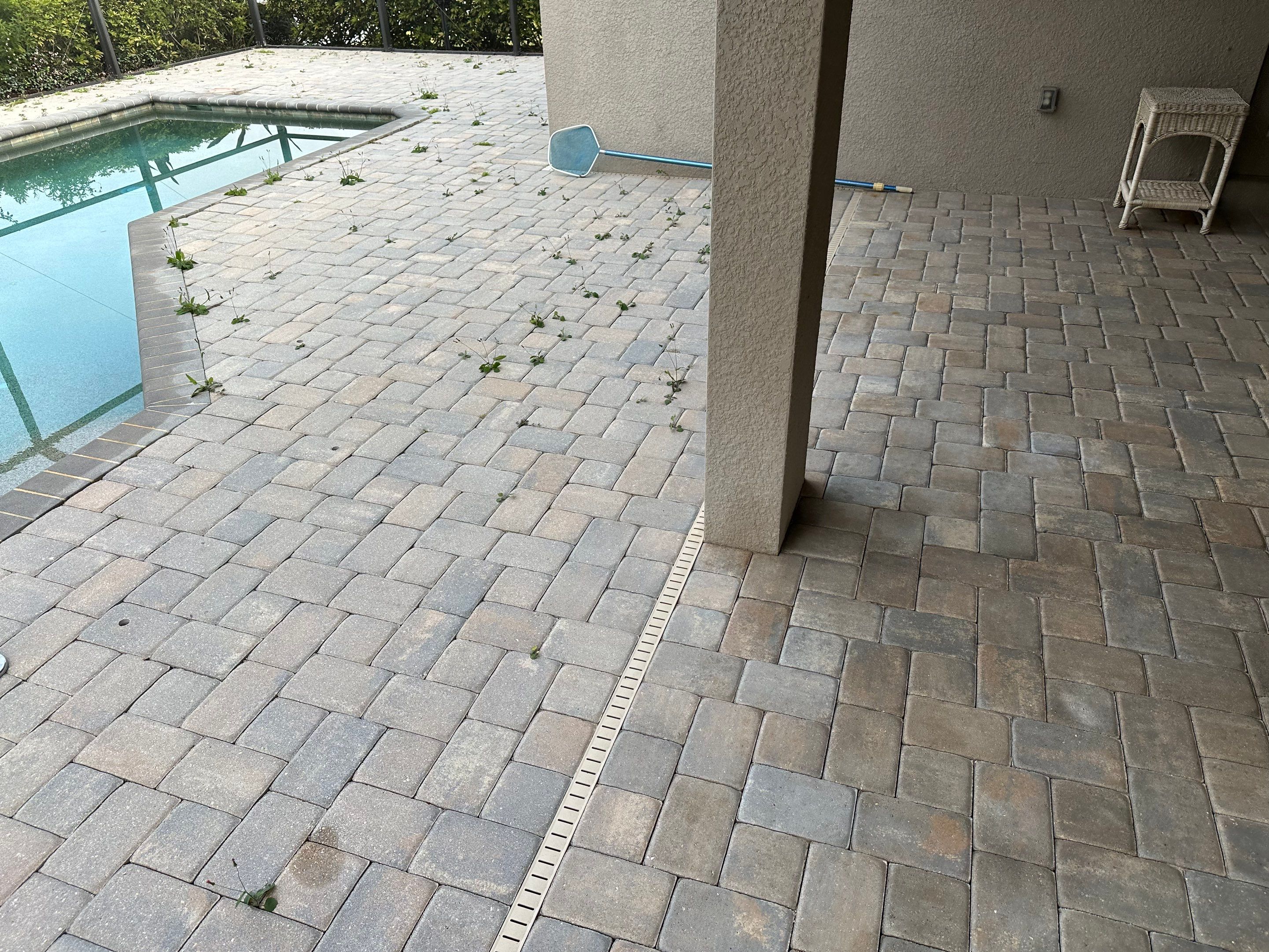 Concrete Tile Roof, Paver Pool Deck, Screen Enclosure & Driveway Cleaning in Artisan Lakes Esplanade, Palmetto, FL | Sunshine AquaWash by Sunshine AquaWash