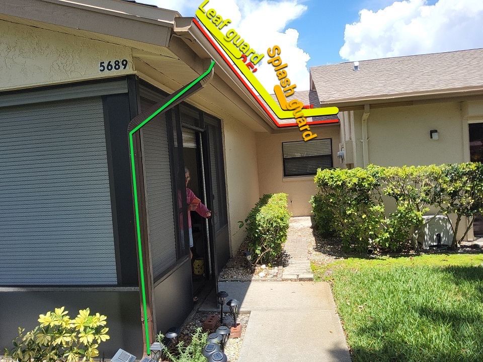 Gutter Guard System Installation in Fort Myers FL by Gutter Professor by Gutter Professors