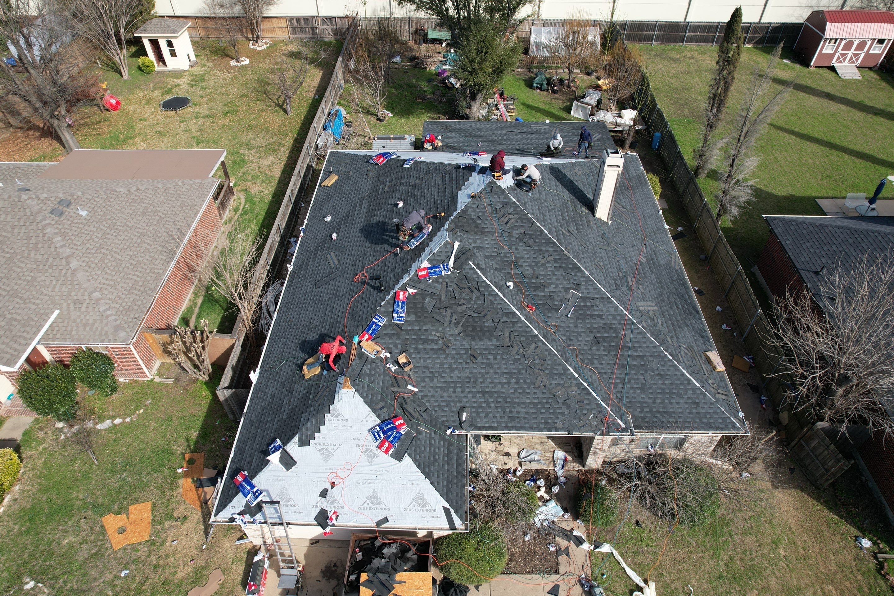 Project in Arlington  by Zeus Exteriors