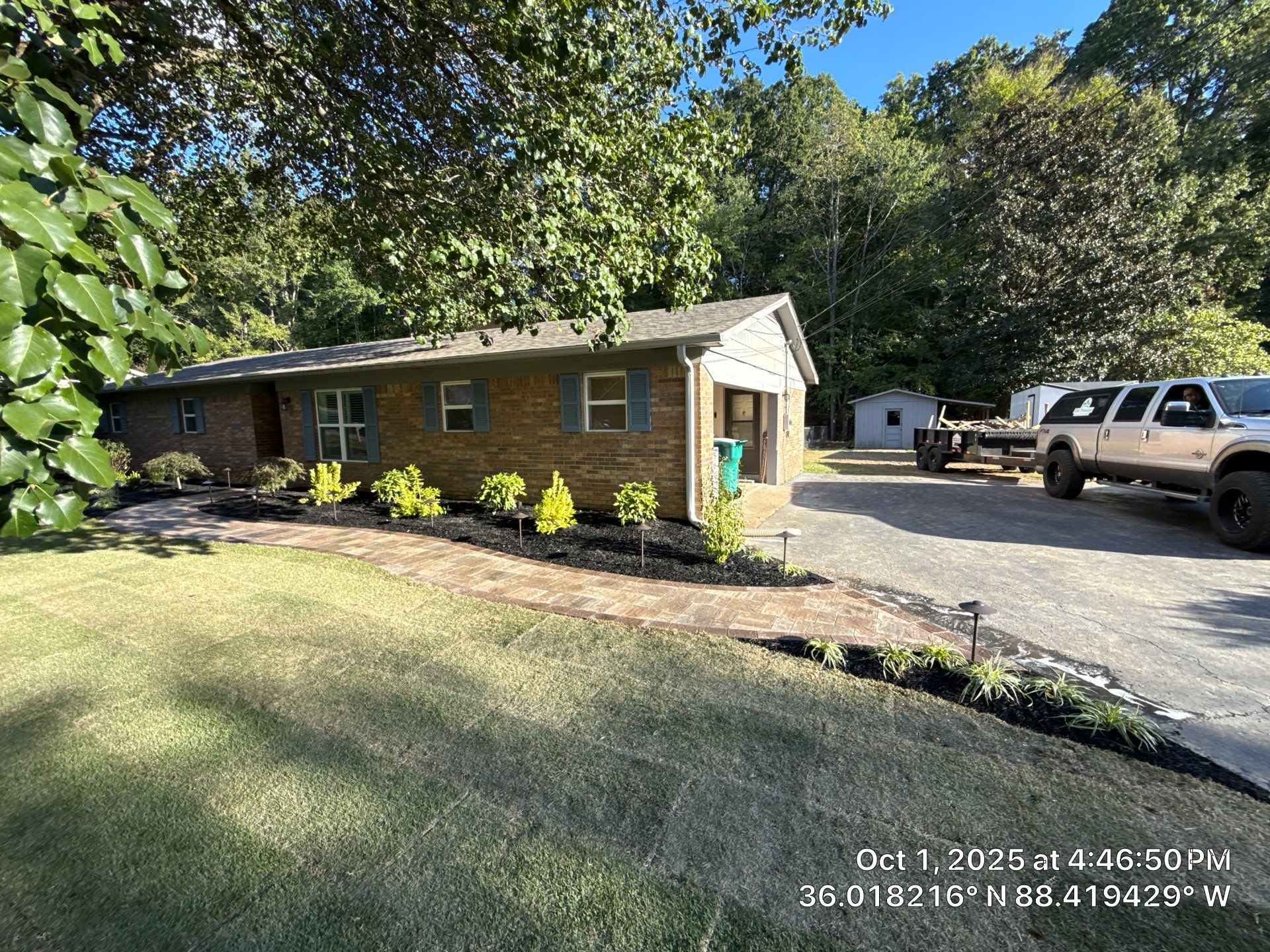 Front Entry Enhancements and a Back Deck Upgrade by Elite Proscapes LLC