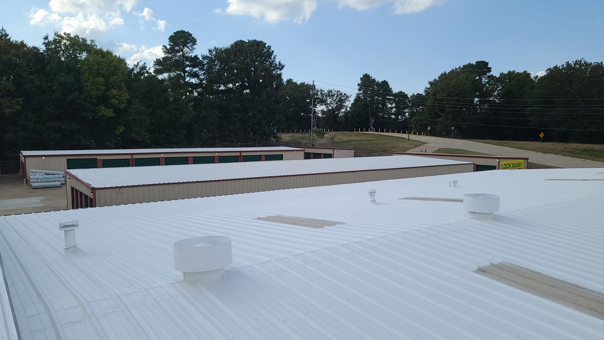 Commercial Metal Restoration System using Aldocoat Coatings by Hostetler Roofing
