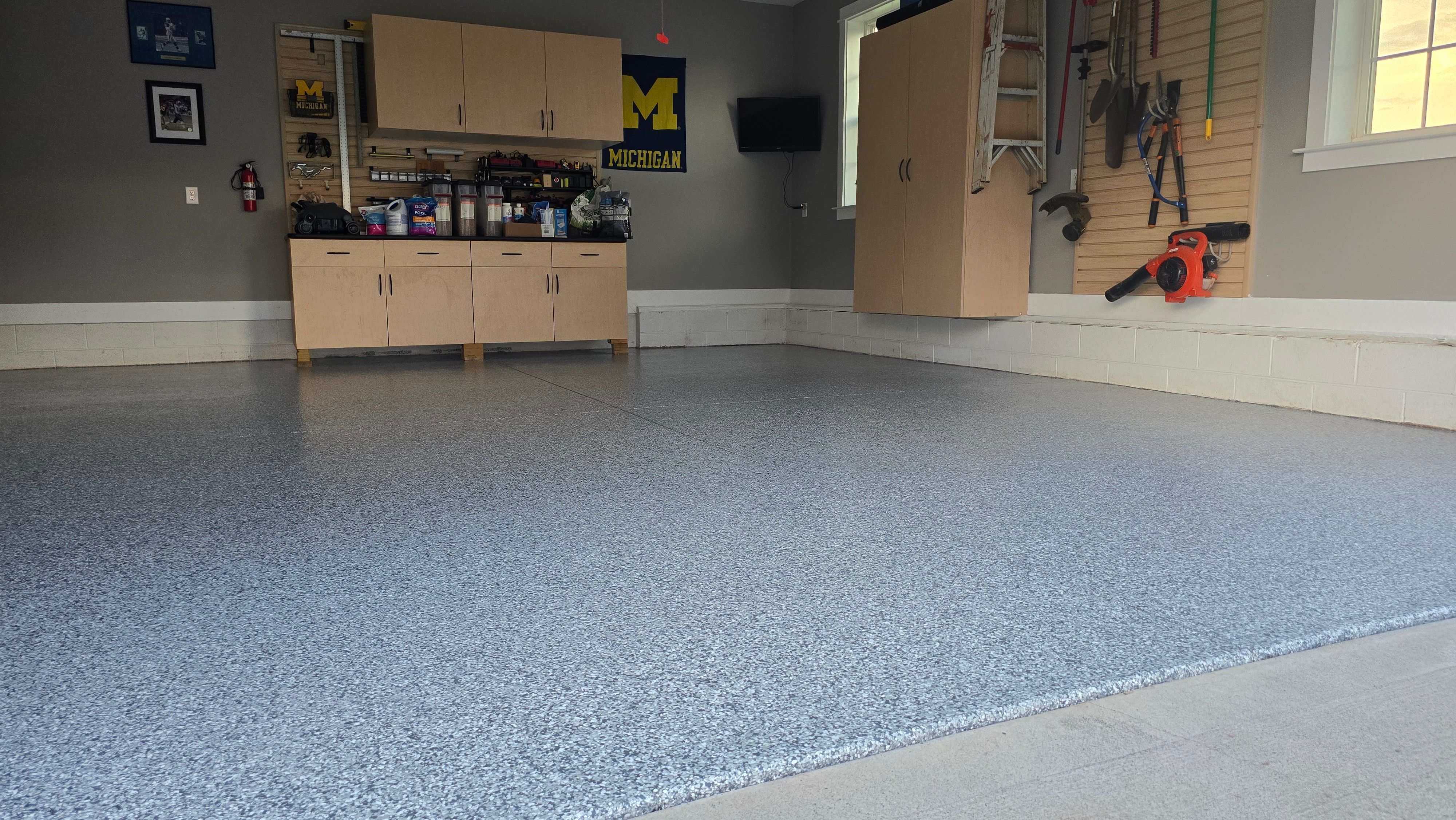 Garage Using Gravel by Elite Floor Solutions