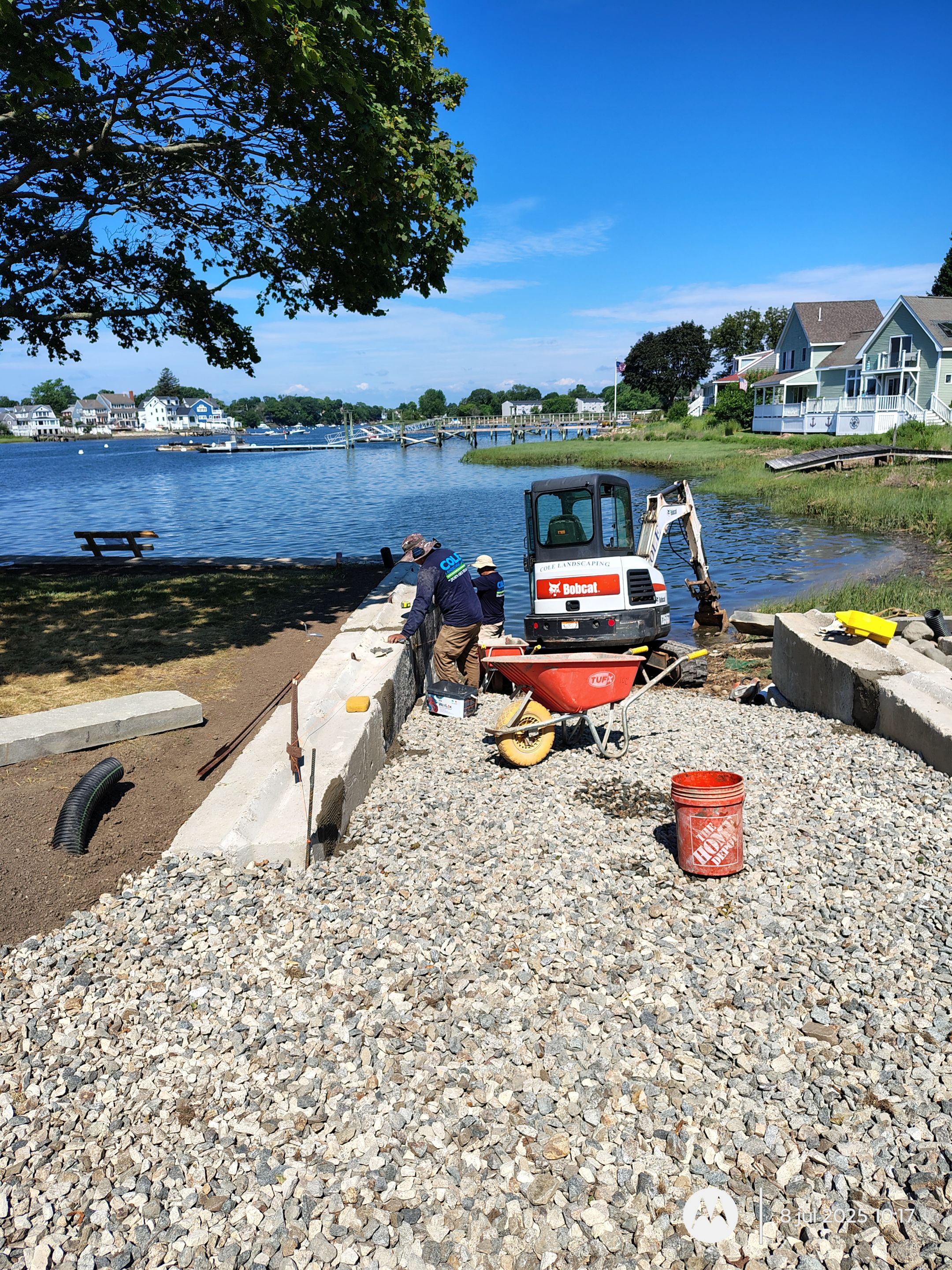 Beautiful Re-disgn by the water in Danvers MA  by Cole Landscaping Inc