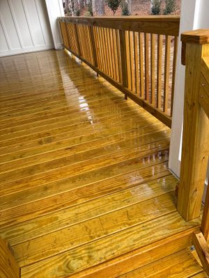 Wood Deck using Wood Sealant