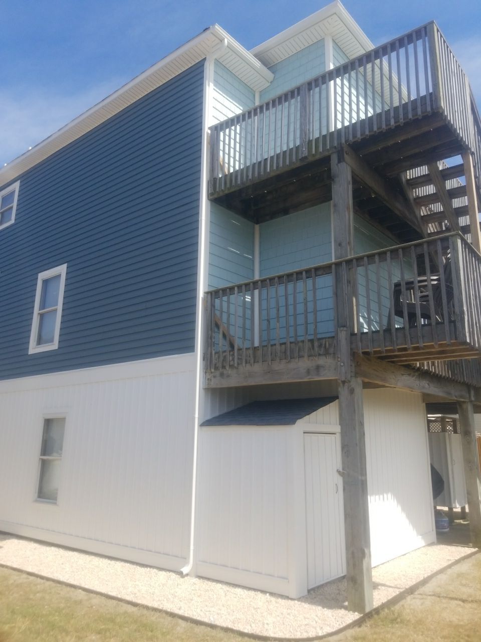 From Bland to Blue by Gallop Roofing & Remodeling, Inc.