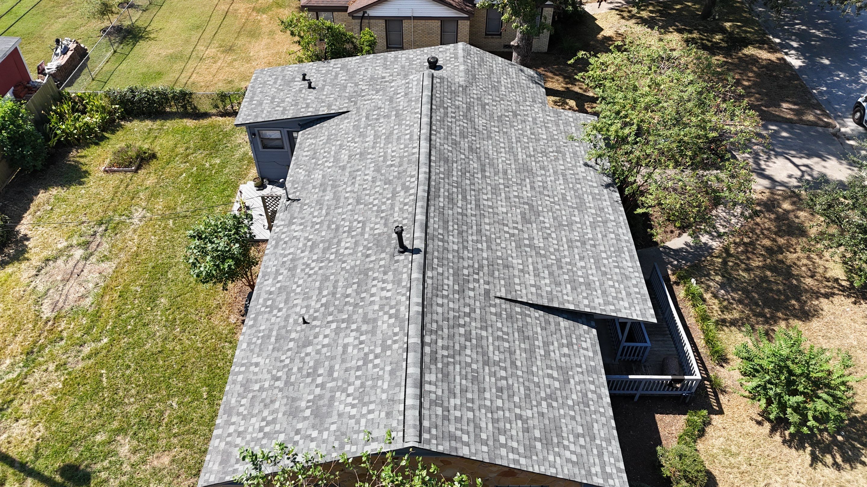 Roof Replacement after a 90-foot tree fell on it! by Core Four Roofing