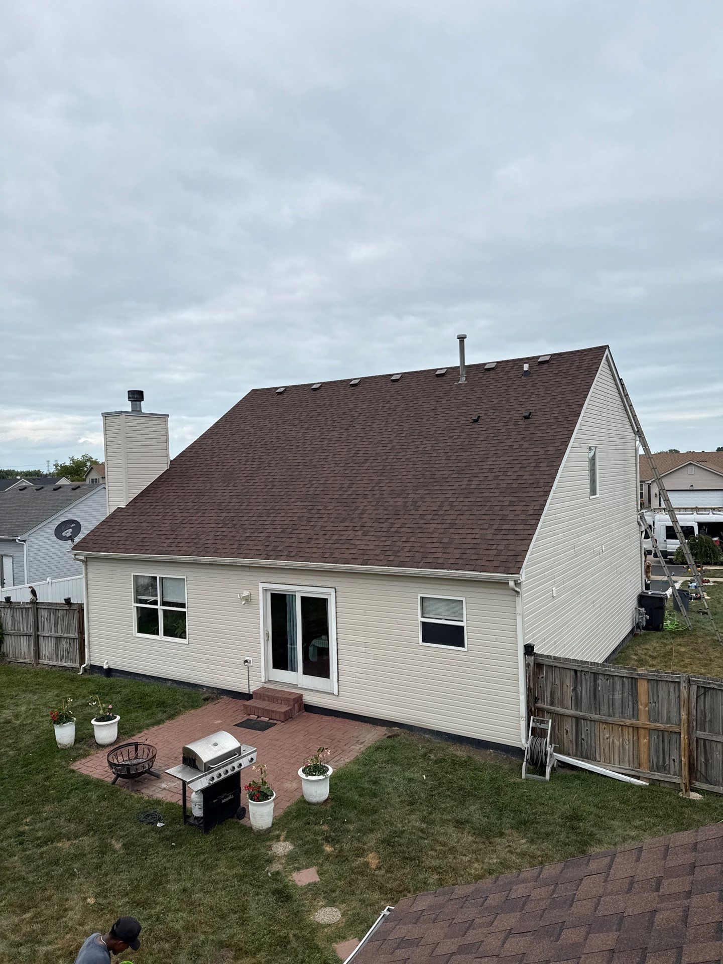 Roof replacement by haild and wind damage