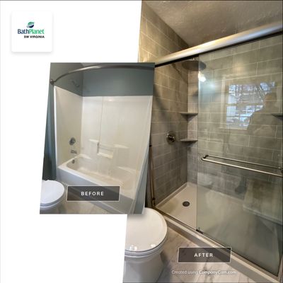 Tub to Shower