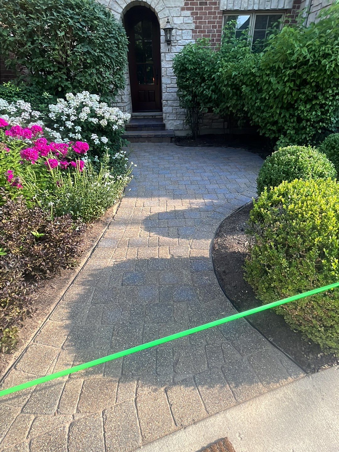 Brick paver clean, sand and seal.  using Surebond SB-1300 by Northern Power Washing LLC.