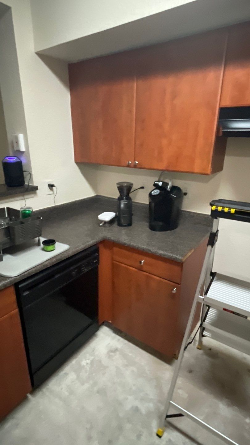 Home Remodel using LVP Flooring and Cabinets by HandyMangum