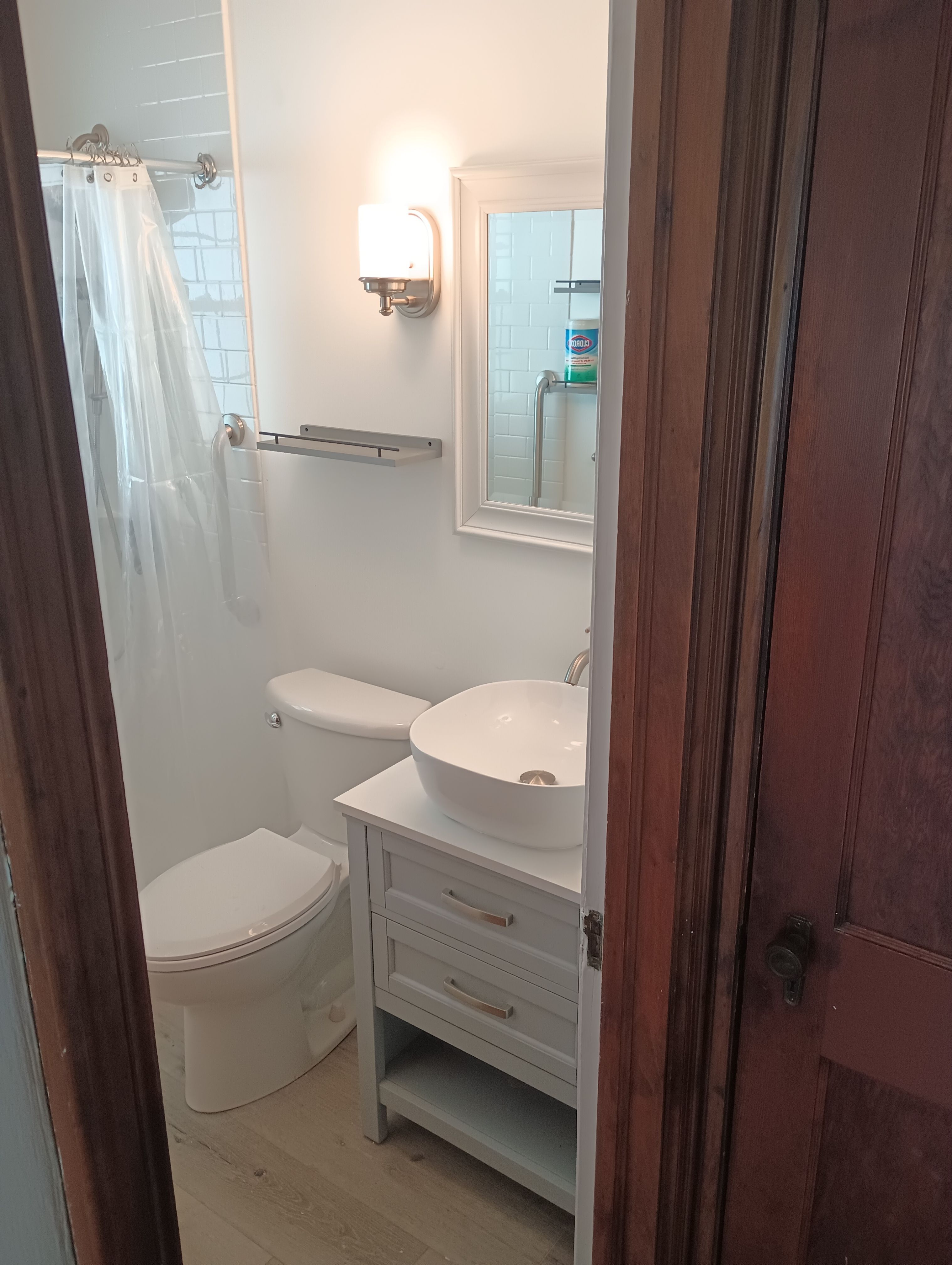Tub to Shower Conversion using BCI Acrylic Shower System by Secure Construction Company Inc