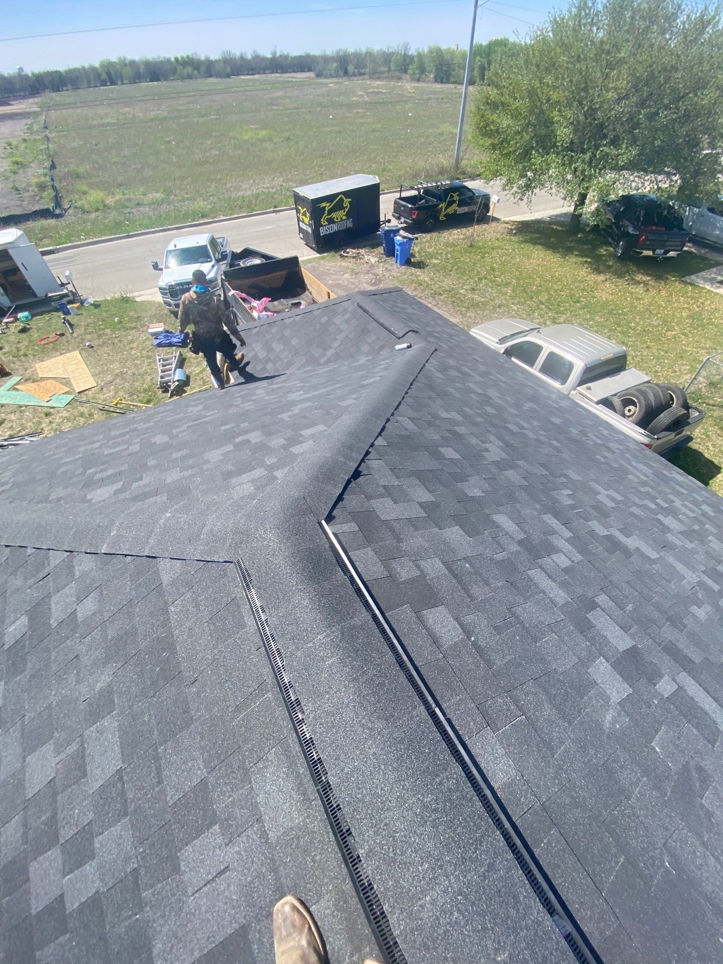 Seguin Tx Full Roof by Bison Roofing  