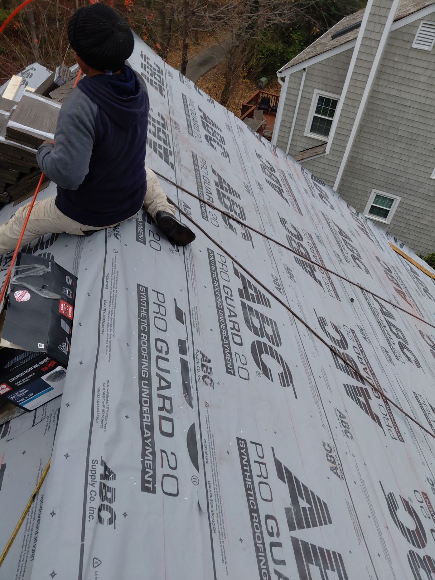 Reston :  Residential Roof Replacement with Brava Synthetic Cedar Shake Class C Natural  by RM Banning, Inc.