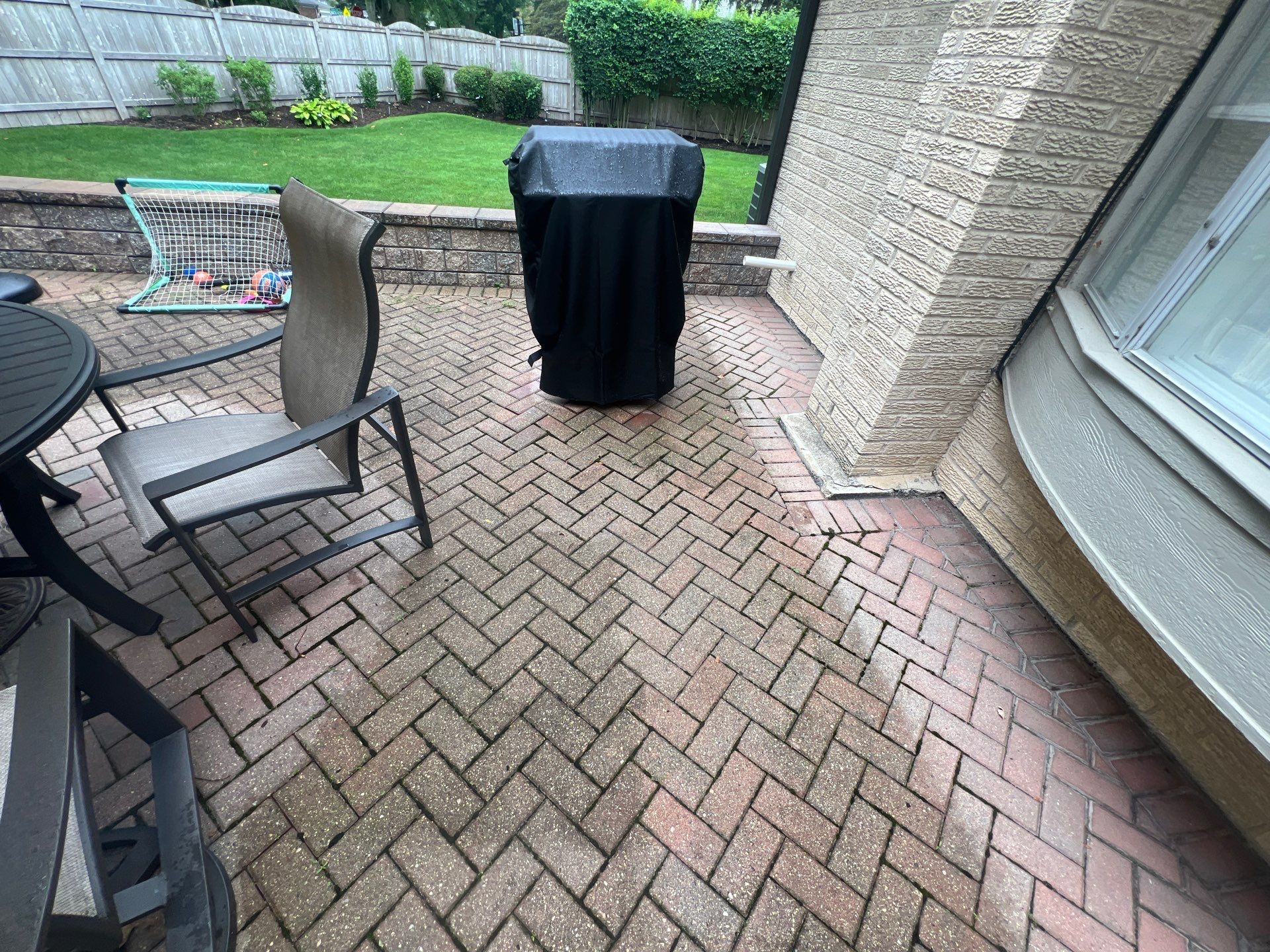 Brick paver clean, sand and seal.  using Surebond SB-1300 by Northern Power Washing LLC.