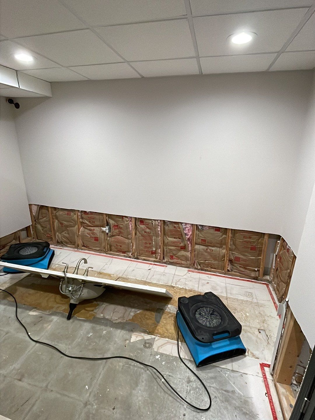 Project in Troy by EzDry Water Mitigation & Property Restoration