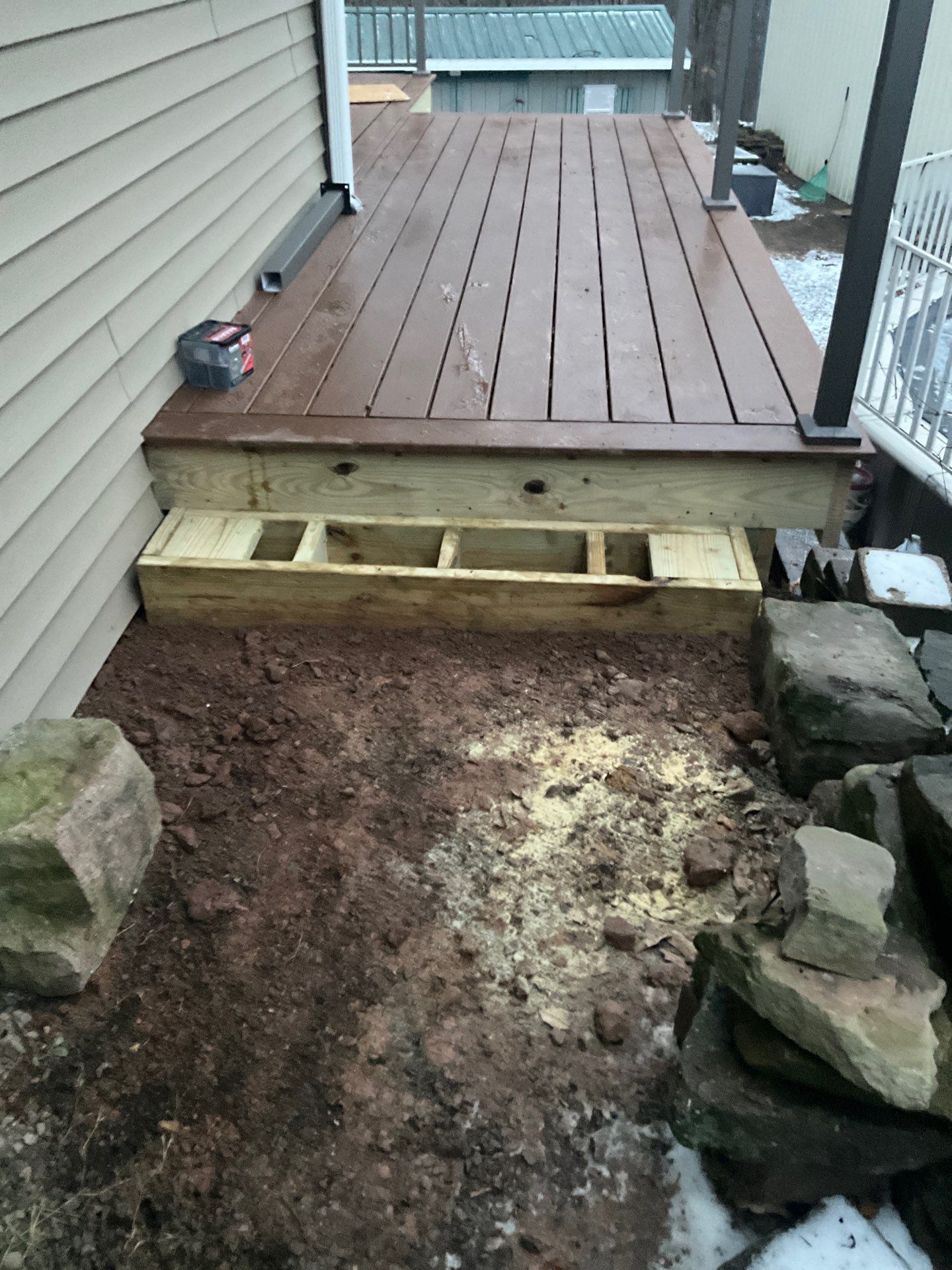 Complete deck replacement by Esh Builders