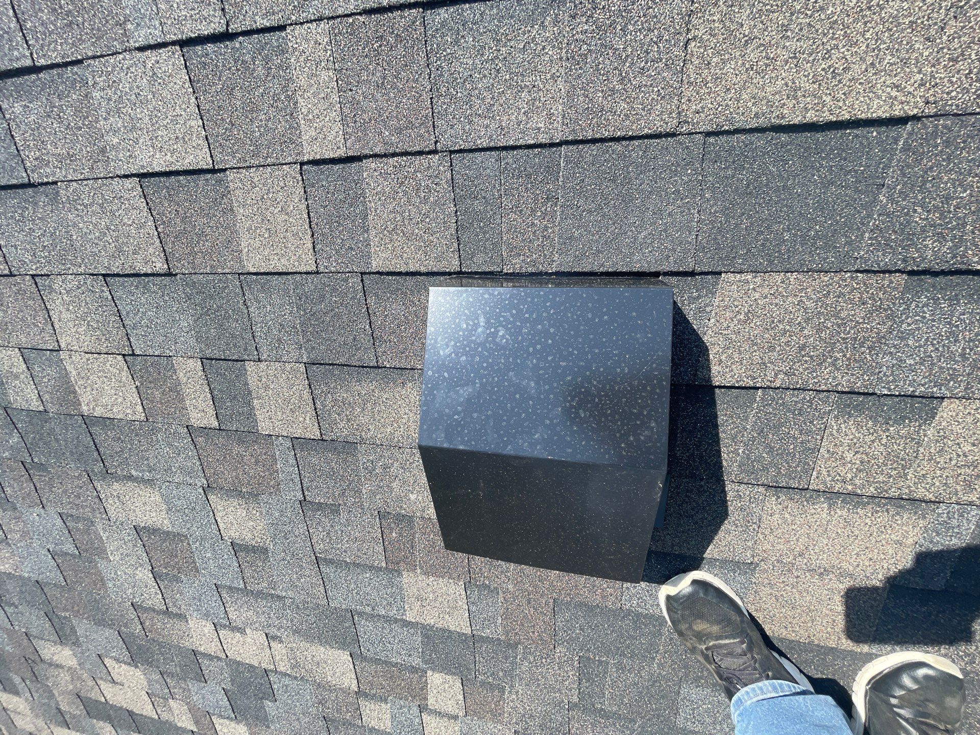 Asphalt Shingle Roof Replacement and Copper Chimney Flashing in Trumbull by A Plus Exterior