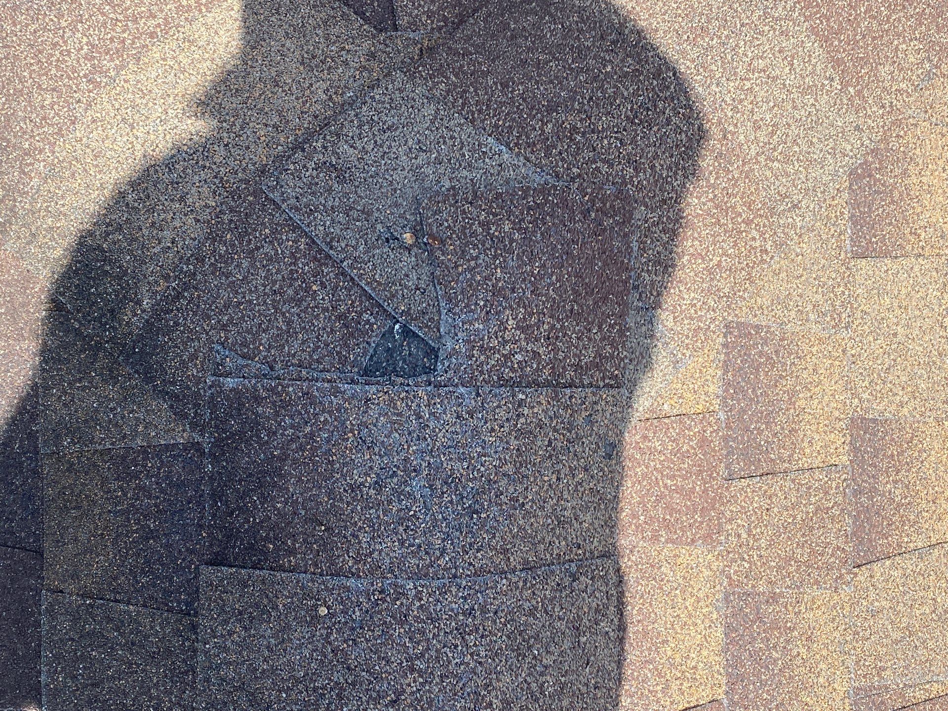 Hail Damage using Owen's Corning Duration (Lifetime) Shingles by Roof Repair Company