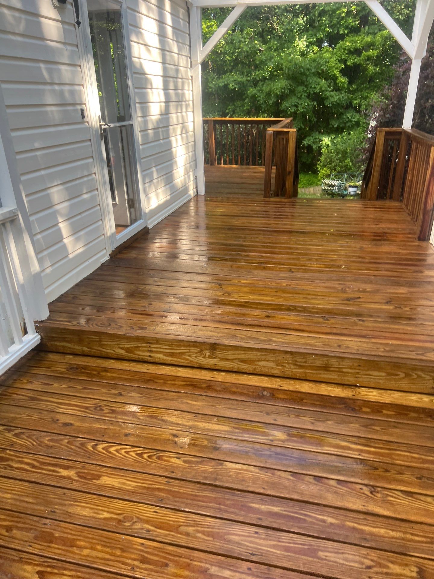 Weathered Deck using Wood Sealant by DuraSeal