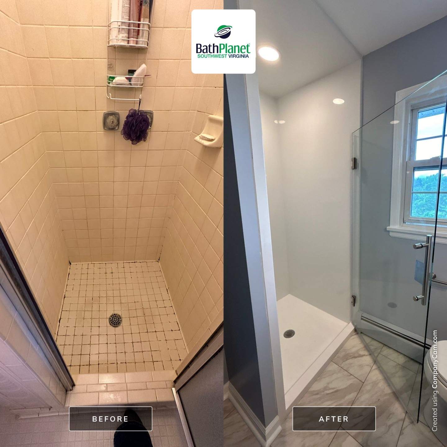 Shower Stall Upgrade by BathPlanet SW Virginia