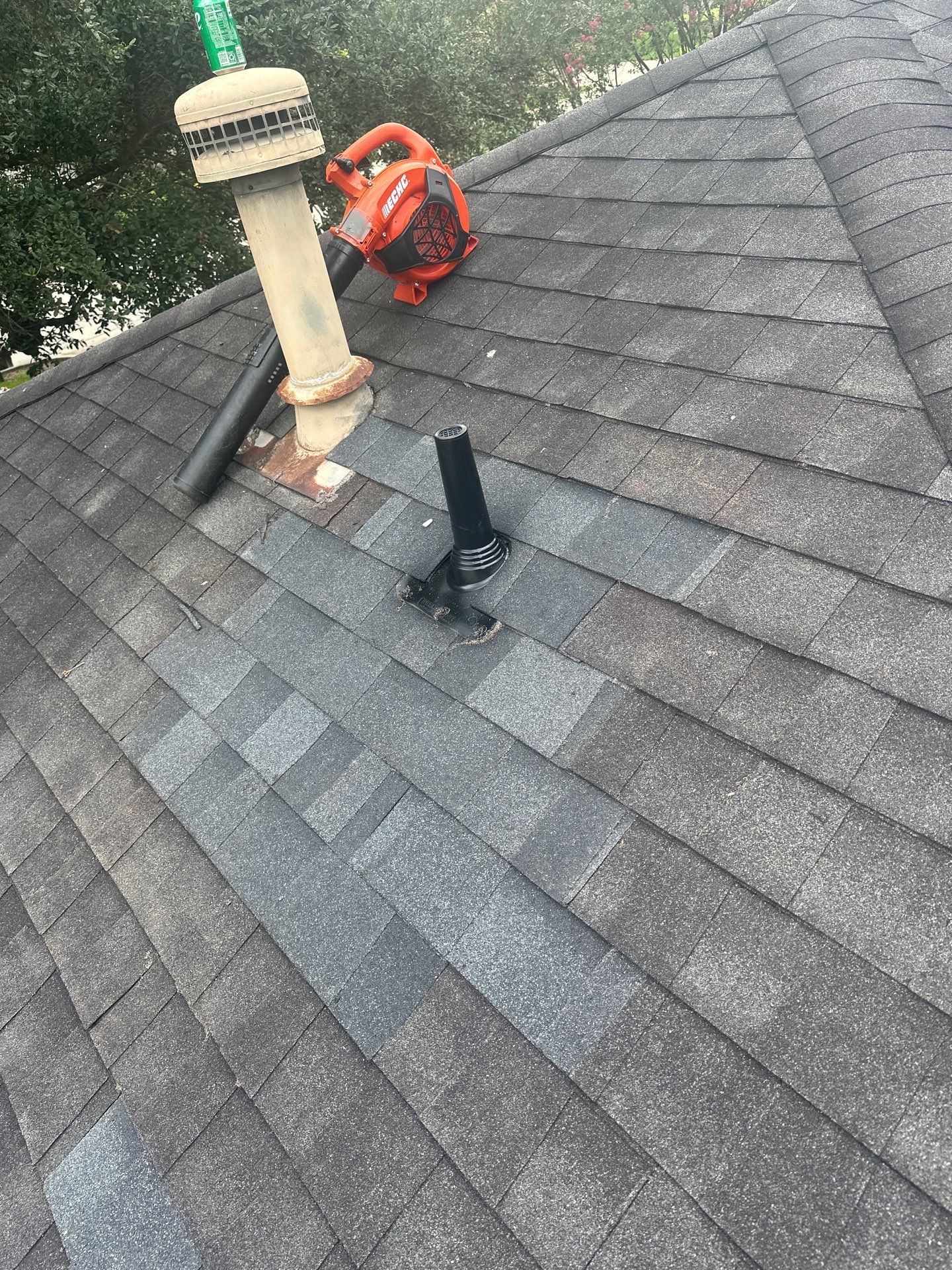 Hail Damage using Owen's Corning Duration (Lifetime) Shingles by Roof Repair Company