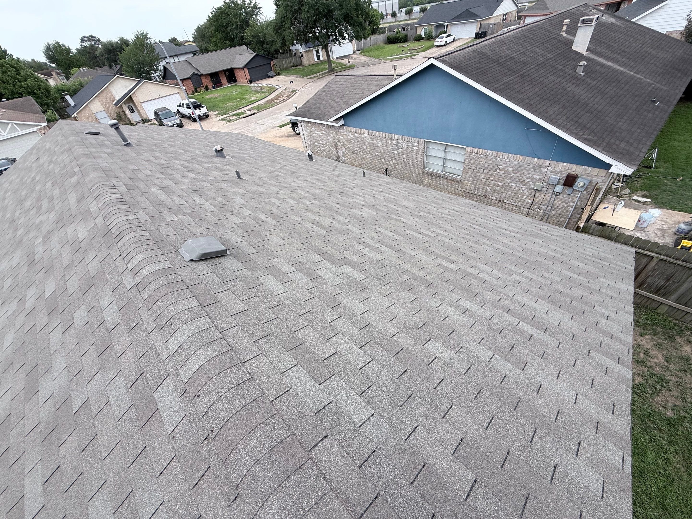 Roof remplacement with decking by CAP Roofing and Construction LLC