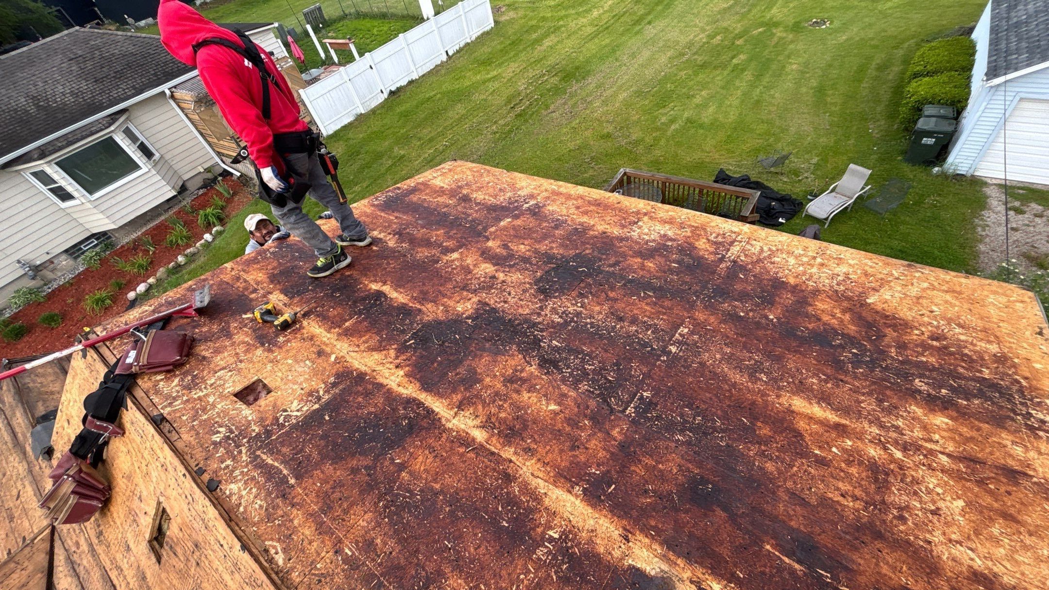 Roof Replacement using Owens Corning Estate Gray by 180 Contractors