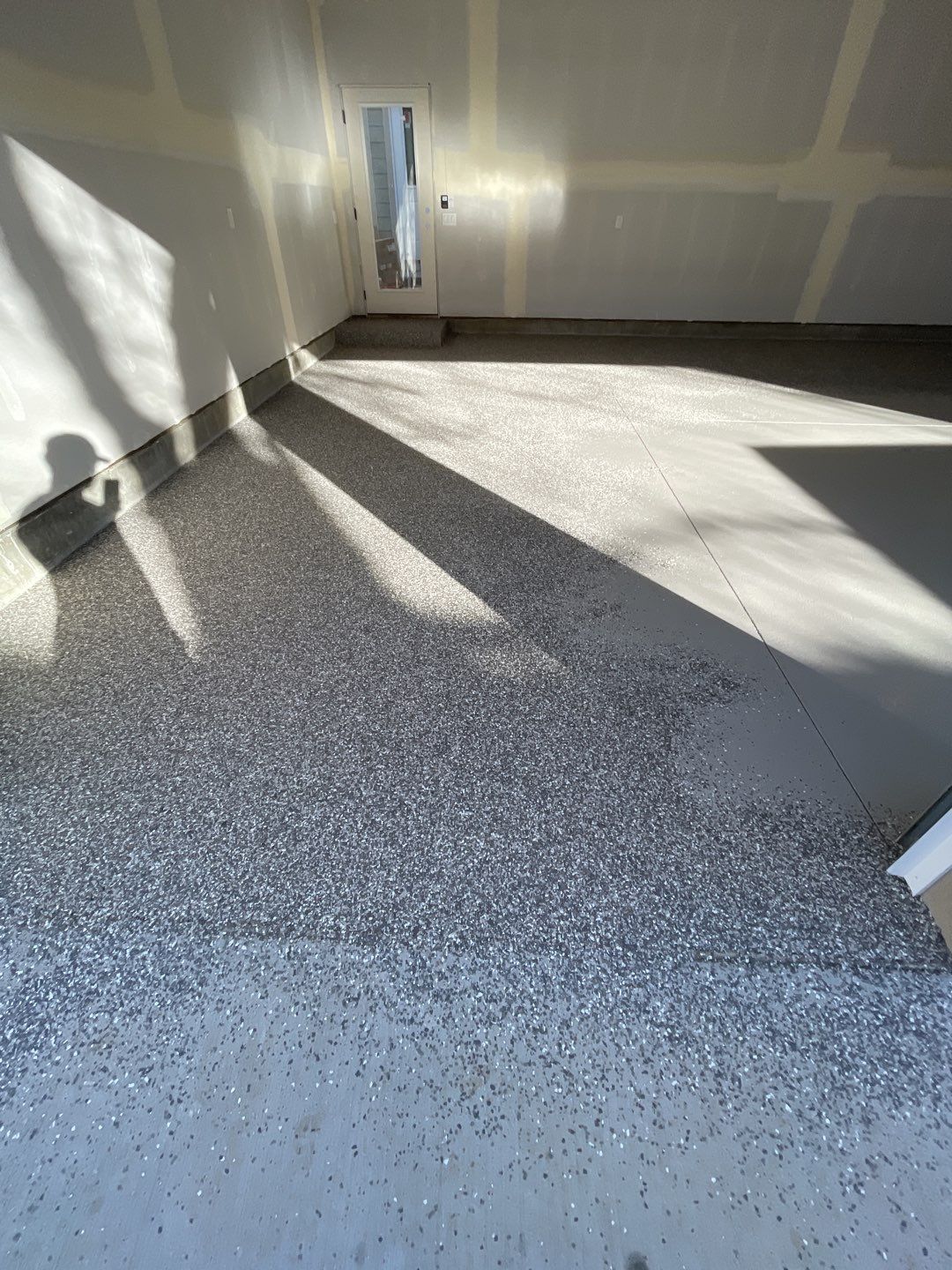 Garage Transformation using Silver Creek by Croc Coatings, LLC